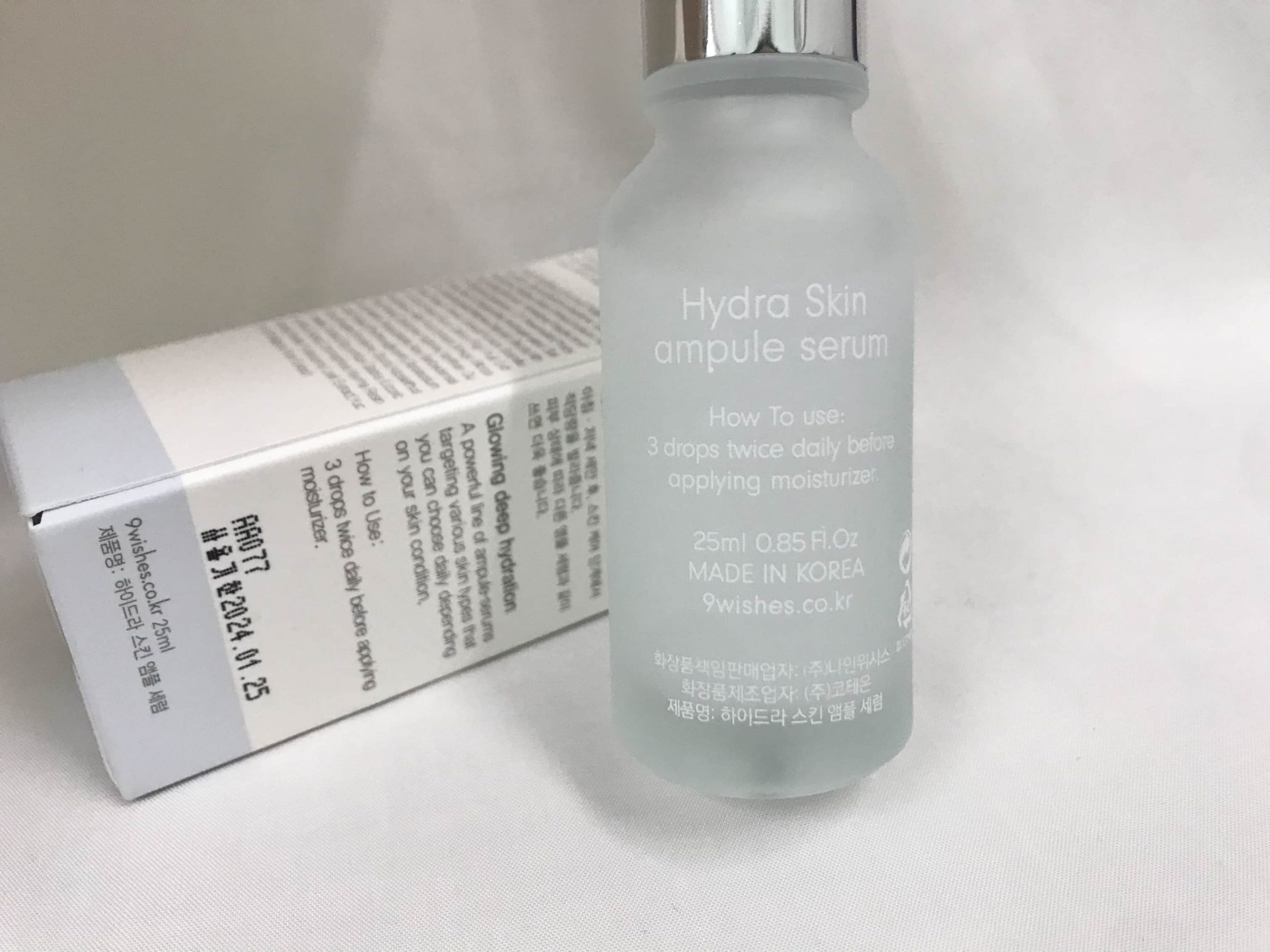 Thanh phan 9Wishes Hydra Skin Ampule Serum